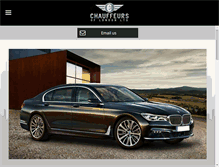 Tablet Screenshot of chauffeursoflondon.net